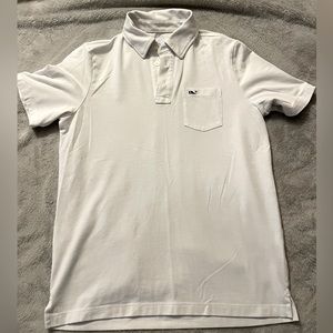 Vineyard Vines white polo youth medium 12/14